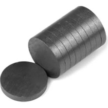 MarkEntegra Büyük Boy Yuvarlak Mıknatıs, 100 Adet 25X3, Süsleme Için