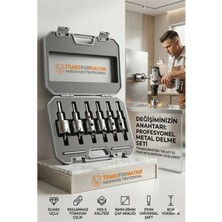 Pileli Store Çelik Usta Serisi 6'lı Titanyum Elmas Uçlu Metal & Çelik Delme Panç Seti 723028