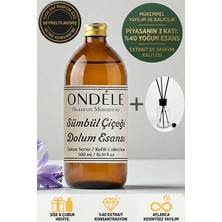 Ondéle Sümbül Oda Kokusu Yedek Dolum Esansı 500ML - %40 Konsantre - Şişe & Bambu Hediyeli