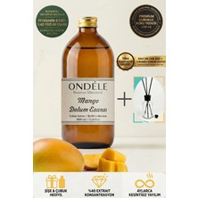 Ondéle Mango Oda Kokusu Yedek Dolum Esansı 1000ML - %40 Konsantre - Şişe & Bambu Hediyeli