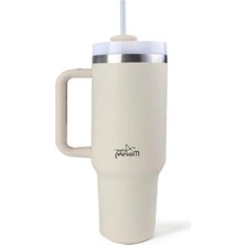 MarkEntegra Çift Katman Çelik Termos Mug, 1200 ml Kapasiteli