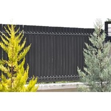 MarkEntegra Antrasit Renk 0.75M Yükseklikte Bahçe Çiti Seperatörü