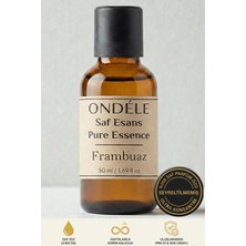Ondéle %100 Saf Frambuaz Esansı 50ML | Seyreltilmemiş Ultra Konsantre Parfüm Özü (Esansiyel Yağ Değildir)