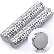 MarkEntegra 50 Adet 10MM x 2mm Neodyum Mıknatıs, Güçlü Manyetik Etki