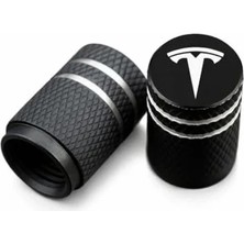 MarkEntegra Alüminyum Sibop Kapak Seti, Siyah Renk, 4 Adet