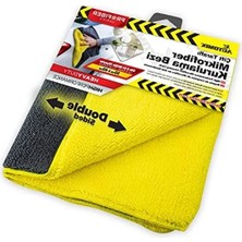 MarkEntegra Çift Taraflı Profesyonel Mikrofiber Temizlik Bezi, 50X40 cm