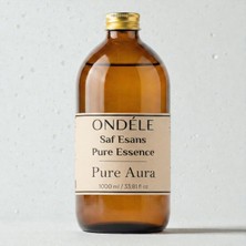 Ondéle %100 Saf Pure Aura Esansı Esansı 1000ML | Seyreltilmemiş Ultra Konsantre Parfüm Özü (Esansiyel Yağ Değildir)