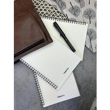 MarkEntegra A5 Yırtılmaz Spiralli 60 Yapraklı Kareli Not Defteri