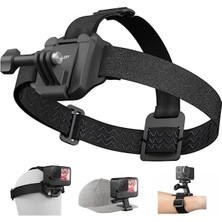 MarkEntegra Dağ Kapak Klipsli Kayış, Aksiyon Kameraları ile Uyumlu