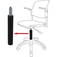 MarkEntegra Ofis Koltuğu Piston Yedek Parçası, 140 mm