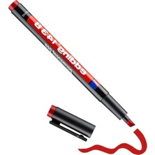 MarkEntegra Kırmızı Asetat Kalemi, 1-3 mm Kesik Uç Seçeneği