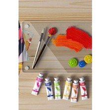 MarkEntegra 20 x 30 cm Boya Paleti, Saydam Cam Malzeme