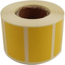 MarkEntegra Kendinden Yapışkanlı Sarı Etiket, 50MM x 30MM, 1000 Adet