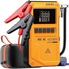 MarkEntegra 10.000MAH Kapasiteli Akü Takviye Cihazı, Taşınabilir Hava Kompresörü