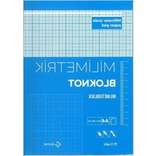 MarkEntegra Mavi Milimetrik Defter - 30 Yaprak, Çizim Için