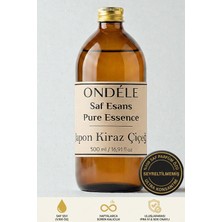 Ondéle %100 Saf Japon Kirazı Çiçeği Esansı 500ML | Seyreltilmemiş Ultra Konsantre Parfüm Özü (Esansiyel Yağ Değildir)