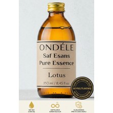 Ondéle %100 Saf Lotus Esansı Esansı 250ML | Seyreltilmemiş Ultra Konsantre Parfüm Özü (Esansiyel Yağ Değildir)