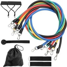 MarkEntegra Fesyonel Direnç Lastiği Set BSS-304 Siyah