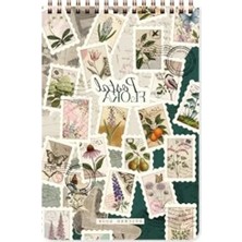 MarkEntegra A5 Boyutunda 18 Yaprak Pul Etiket Defteri, 288 Adet Set