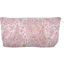 MarkEntegra Körüklü Kanvas Bez Kalemlik, 21X10X6 Cm, Pudra Renk