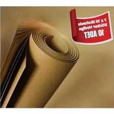 MarkEntegra Kraft Kağıt, 100X150 Cm, 90 Gr, 10 Adet, Hediye ve Ambalajlama Için Kahverengi