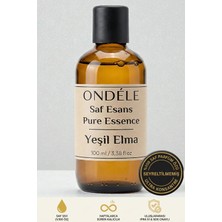 Ondéle %100 Saf Yeşil Elma Esansı 100ML | Seyreltilmemiş Ultra Konsantre Parfüm Özü (Esansiyel Yağ Değildir)