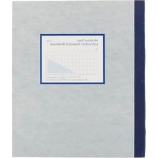 MarkEntegra Laboratuvar Defteri, 4 x 4 Kareli, Gri Kapak