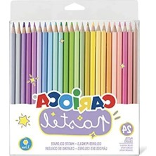 MarkEntegra 24 Adet Pastel Renk Kuru Boya Kalemi, Sanat Için Zengin Seçenek