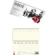 MarkEntegra 2026 Atatürk Temalı Masa Takvimi, Büyük Boy