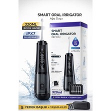 HiboTekno Taşınabilir Şarjlı Ağız Duşu-Yemek Sonrası-Diş Teli, Implant, Köprü Veya Kron Kullanan Için Etkili