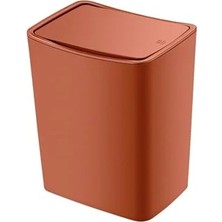 MarkEntegra Turuncu Renkli 20 Lt Kapasiteli Çöp Kovası, Şık Tasarım