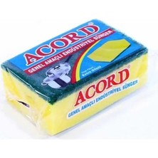 Acord Kesgin Market® 1 Adet Jumbo Boy Endüstriyel Çok Amaçlı Bulaşık Süngeri  13X8X4 cm Teknokesg