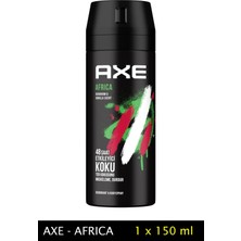 Royaleks Kesgin Market® Axe Africa Erkek Deodorant Sprey 150 ml Teknokesgin
