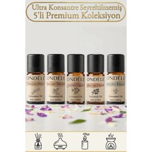 Ondéle 5'li Kış Masalı Saf Esansiyel Yağ Buhurdanlık Mum Kokusu: Vanilla,amber,sandal Mist,sedir,poudre