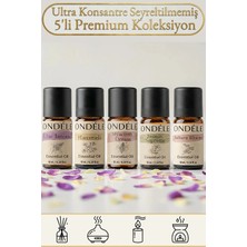 Ondéle 5'li Çiçek Festivali Saf Esansiyel Yağ Buhurdanlık Mum Kokusu: Hanımeli,sümbül,lilac,sakura,jasmin