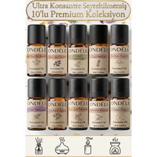 Ondéle 10'lu Master Element Saf Esansiyel Yağ Mum Buhurdanlık Difüzör Ortam Kokusu Seti