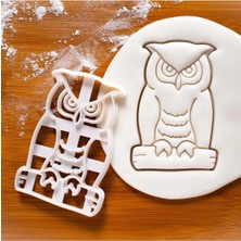 Hobist Büyük Boynuzlu Baykuş Kurabiye Kalıbı ve Şeker Hamuru Kalıbı