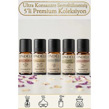 Ondéle 5'li Kadınsı Aura Saf Esansiyel Yağ Buhurdanlık Mum Kokusu: Poudre,gül,jasmin,hanımeli,sakura