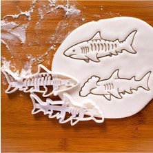 Hobist Çekiç Köpekbalığı Shark Kurabiye Kalıbı ve Şeker Hamuru Kalıbı