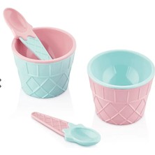 Royaleks Kesgin Market® Karnaval Dondurma Seti 4 Parça Teknokesgin