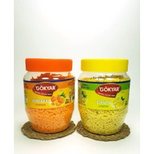 Gökyar Kesgin Market® 1 Adet Portakal + 1 Adet Limon Aromalı Toz Içecek Oralet 2X350 gr Teknokesgin