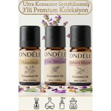 Ondéle 3'lü Bahar Sevinci Saf Esansiyel Uçucu Yağ Buhurdanlık Mum Difüzör Kokusu: Sakura,hanımeli,lilac