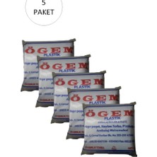 Ögem Kesgin Market® Bakkaliye Naylon Torba Yarımlık 14X27 cm 1 kg 5 Paket (Takriben 1,800 Adet) Tekno