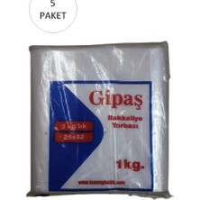 Gipaş Kesgin Market® Bakkaliye Naylon Torba 3'kg Lık 26X42 cm 5 Paket (Takriben 825 Adet) Teknokesgin