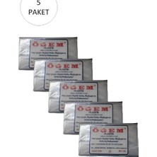 Ögem Kesgin Market® Bakkaliye Naylon Torba Beşlik 30X52 cm 1 kg 5 Paket (Takriben 525 Adet) Teknokesgi