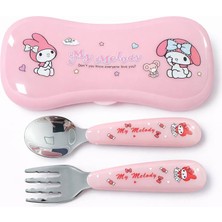 Larinna Kuromi  My Melody Cinnamorroll Karakterleri Çatal Kaşık Seti