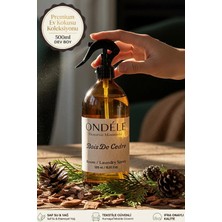 Ondéle Bois De Cèdre Oda ve Çamaşır Spreyi 500ML | Su Bazlı Alkol Içermeyen Kumaş Kokusu