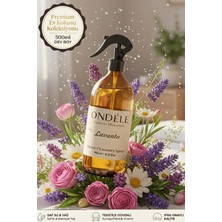 Ondéle Lavanta Oda ve Çamaşır Spreyi 500ML | Su Bazlı Alkol Içermeyen Kumaş Kokusu