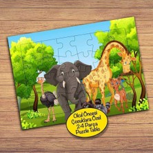 Asilmeydan Hayvanlar Alemi Çocuklara Özel Puzzle Yapboz TABLO-128PZ