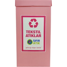 PremiumPort Çevre Dostu Tekstil Atıkları Toplama Kutusu, Sıfır Atık Için Ideal